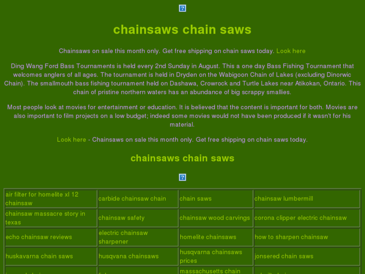 www.chainsaws-chain-saws.com