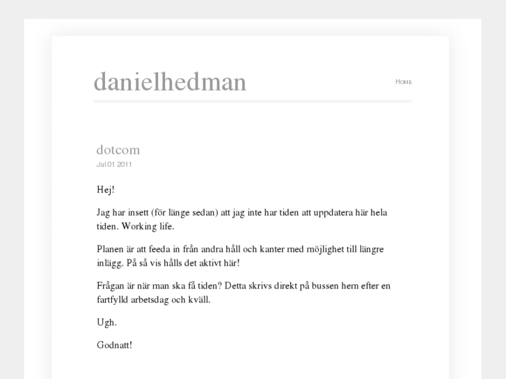 www.danielhedman.com