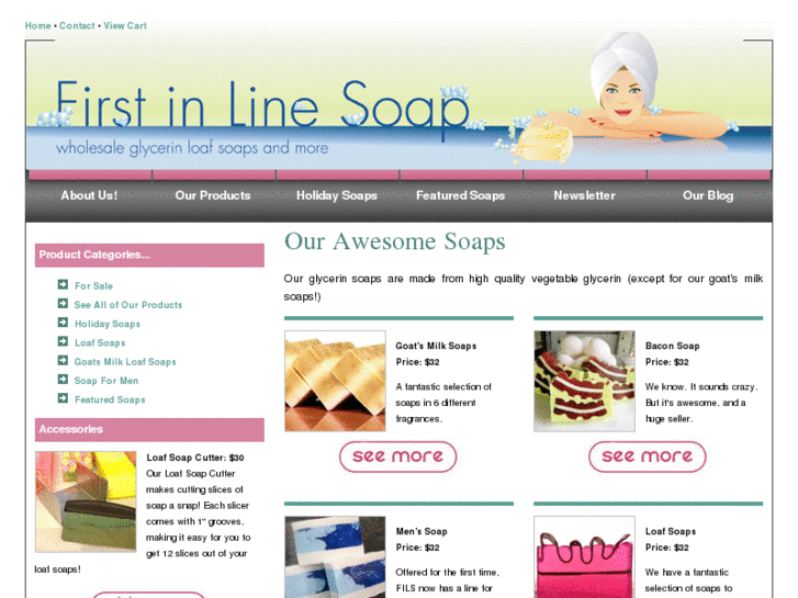 www.firstinlinesoap.com