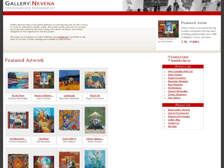 www.gallerynevena.com