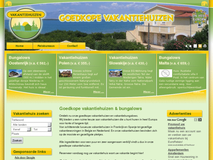 www.goedkoopstevakantiehuisjes.biz