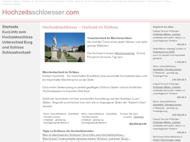 www.hochzeitsschloesser.com