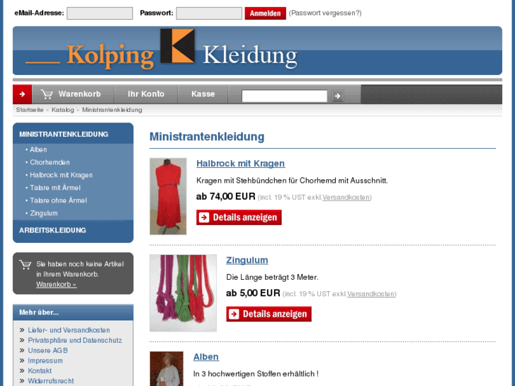 www.ministranten-kleidung.com