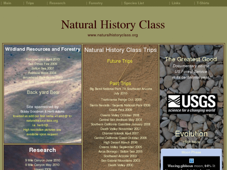 www.naturalhistoryclass.org