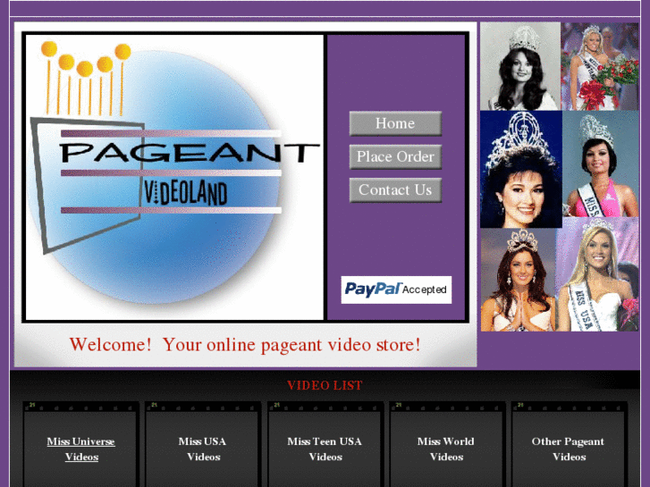 www.pageantvideoland.com