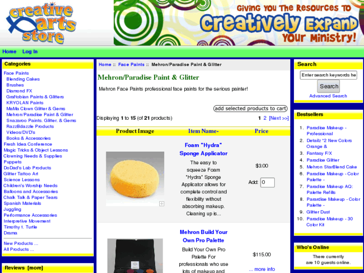 www.paradisefacepaints.com