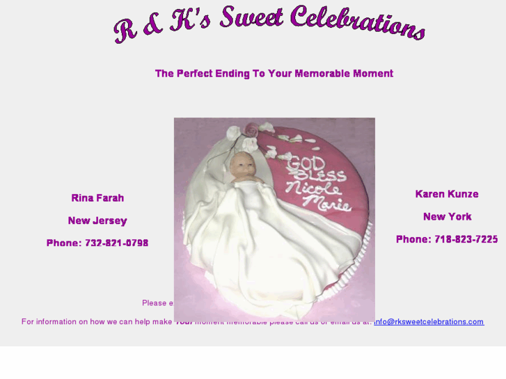 www.rksweetcelebrations.com