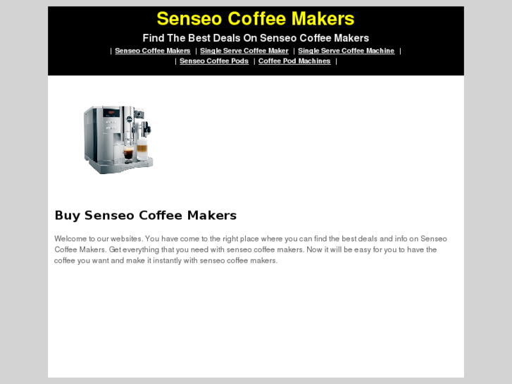 www.senseocoffeemakers.org