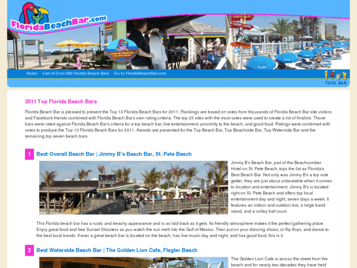 www.bestfloridabeachbars.com