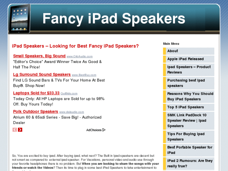 www.fancyipadspeakers.com