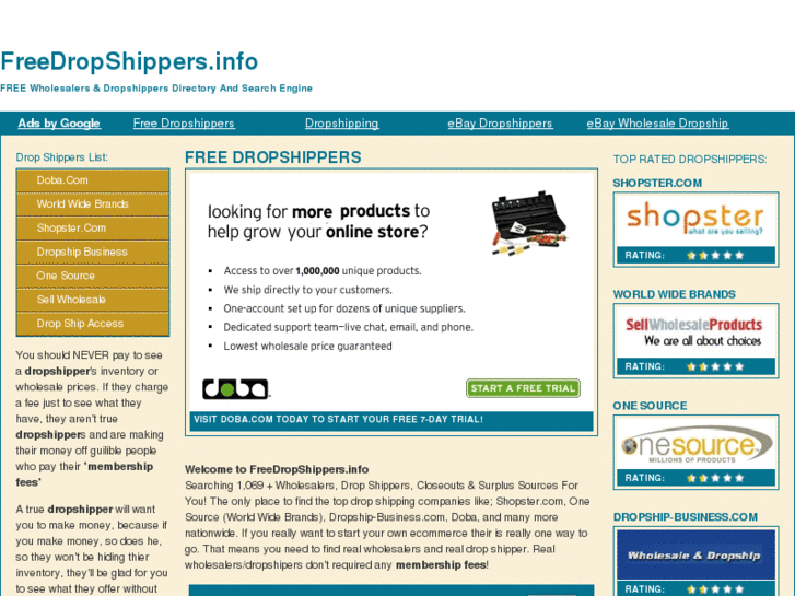 www.freedropshippers.info