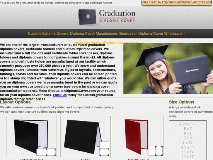 www.graduationdiplomacover.com