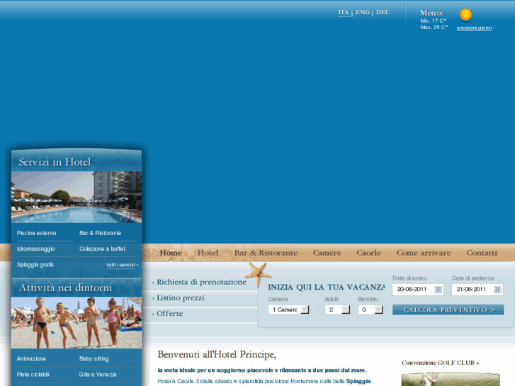 www.hotelprincipecaorle.it