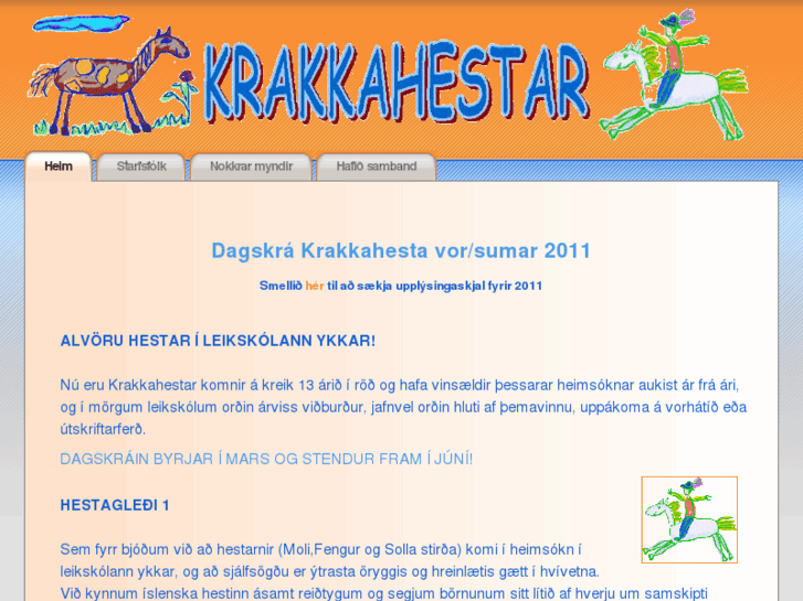 www.krakkahestar.is