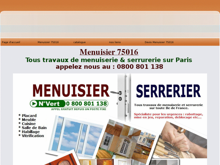 www.menuisier75016.net