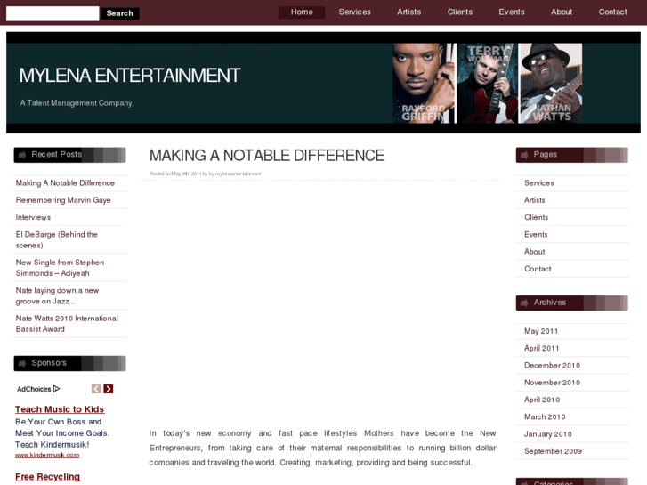 www.mylenaentertainment.com