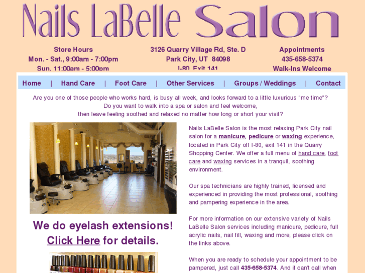 www.nailslabellesalon.com