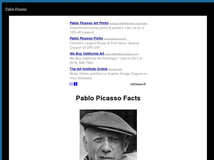 www.pablopicassofacts.com