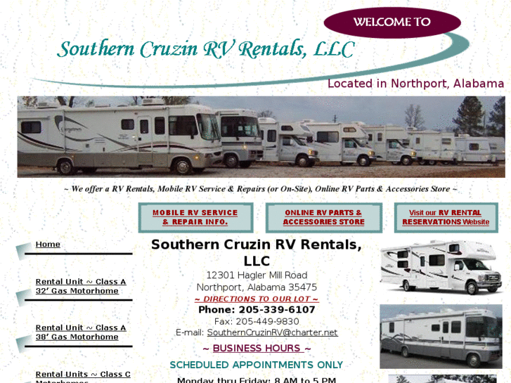 www.southerncruzinrvrentals.com