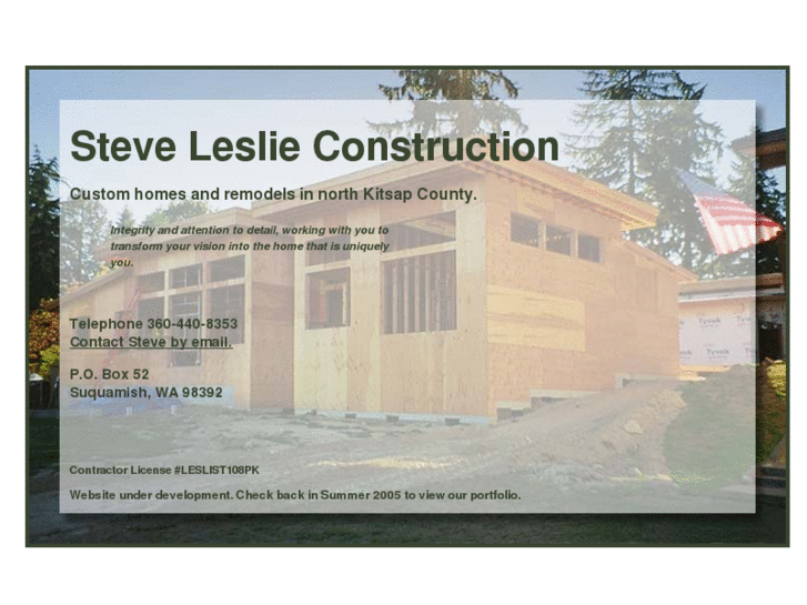 www.steveleslieconstruction.com