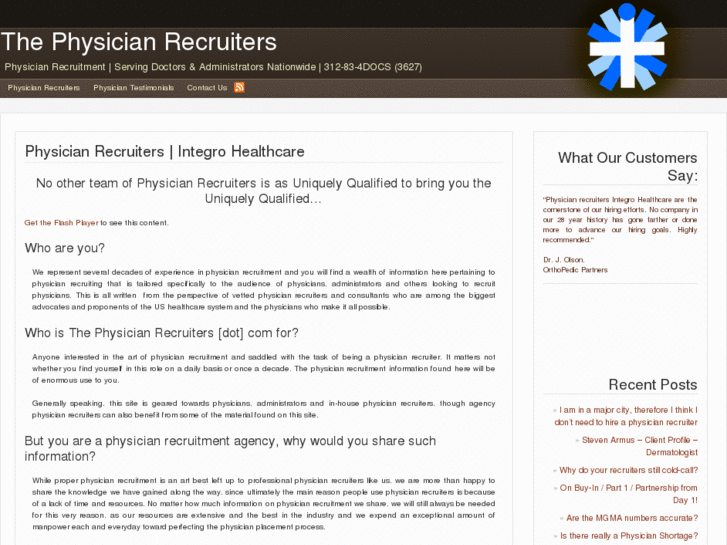 www.thephysicianrecruiters.com