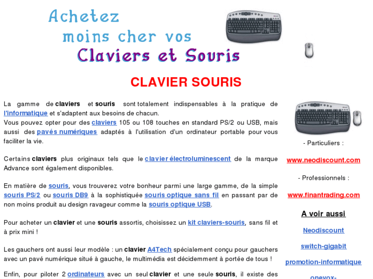 www.clavier-souris.com