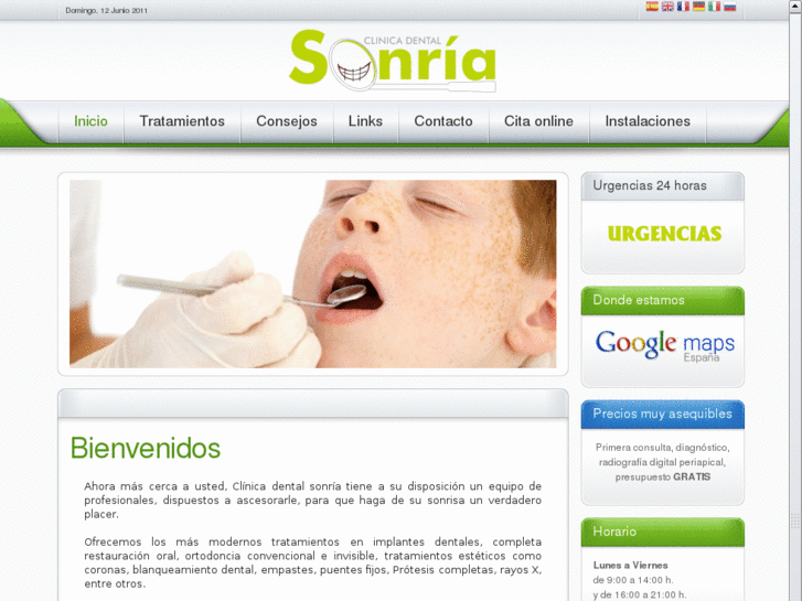 www.clinicadentalsonria.es