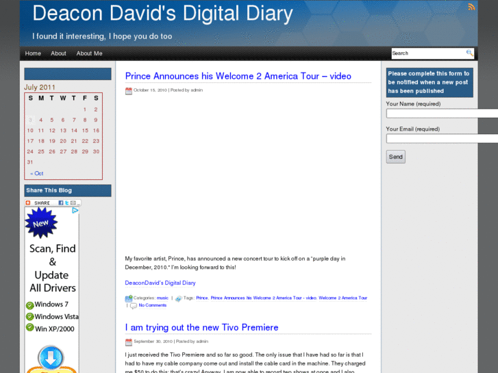 www.deacondavidsdigitaldiary.com