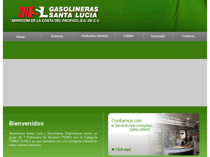 www.gasolinerasantalucia.com