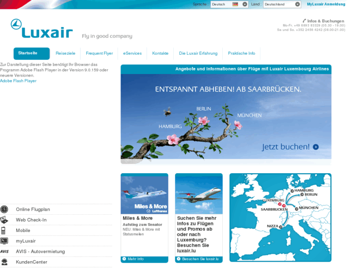 www.luxair.de