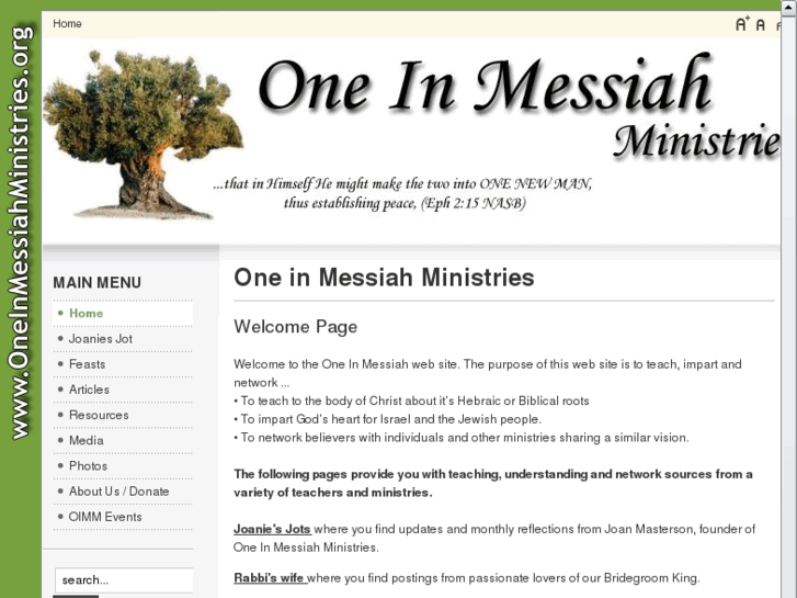 www.oneinmessiahministries.com