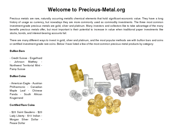 www.precious-metal.org