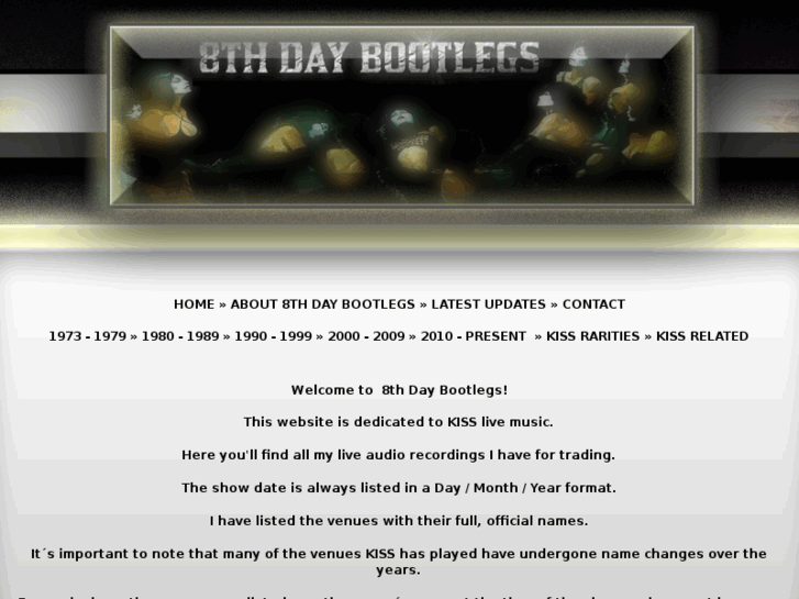 www.8thdaybootlegs.com