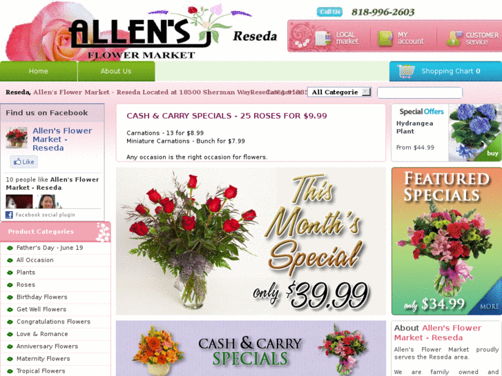 www.allensflowermarketonline.com