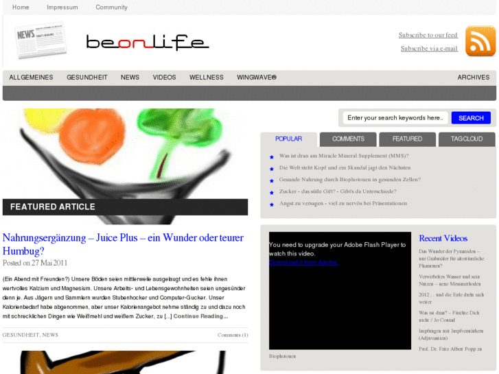 www.beonlife.de