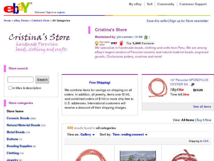 www.cristinas-store.com