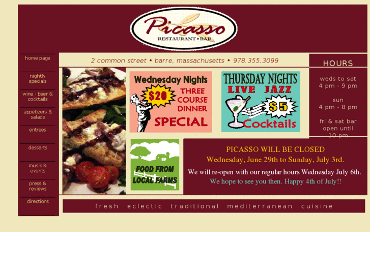 www.dineoutpicasso.com