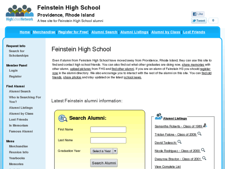 www.feinsteinhighschool.com