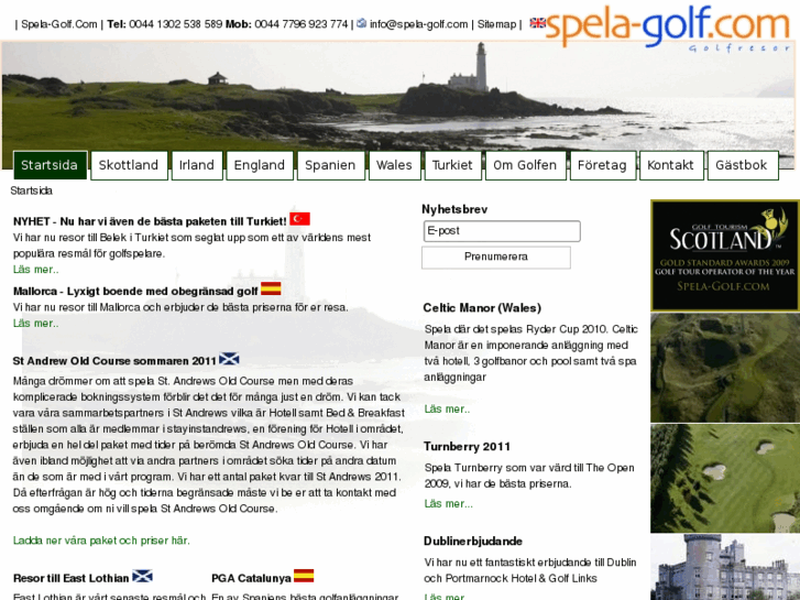 www.golfbreakssweden.com