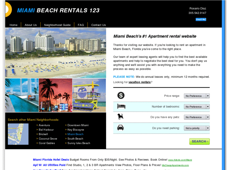 www.miamibeachrentals123.com