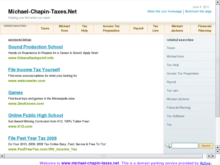 www.michael-chapin-taxes.net