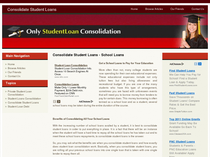 www.onlystudentloanconsolidation.com