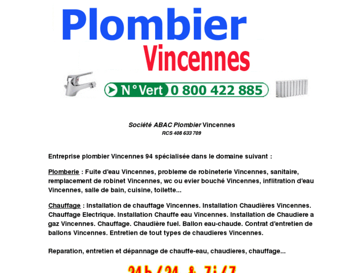 www.plombier-vincennes.com