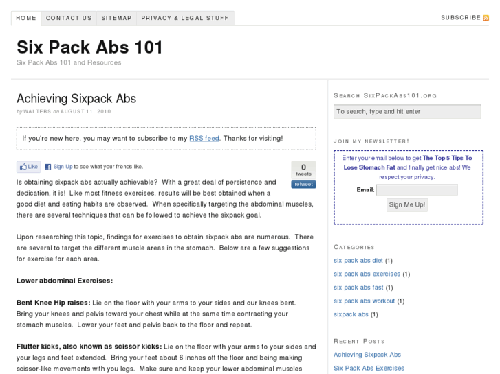 www.sixpackabs101.org