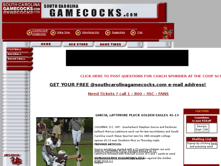 www.southcarolinagamecocks.com