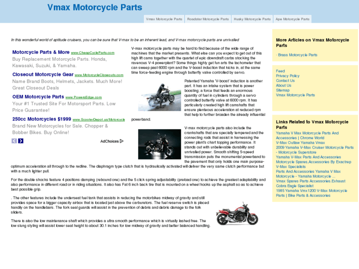 www.vmaxmotorcycleparts.com