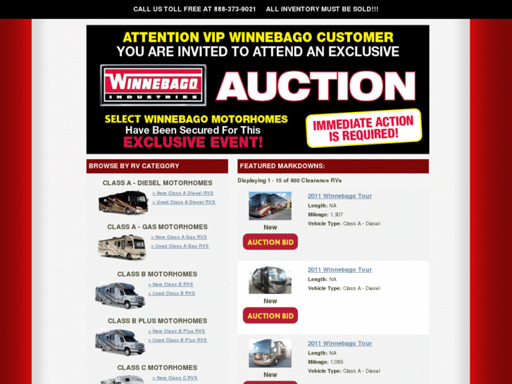 www.winnebagorvauction.com