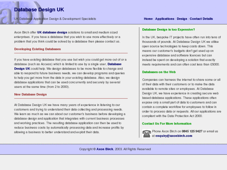 www.database-design-uk.com