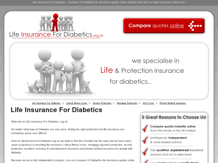 www.lifeinsurancefordiabetics.org.uk