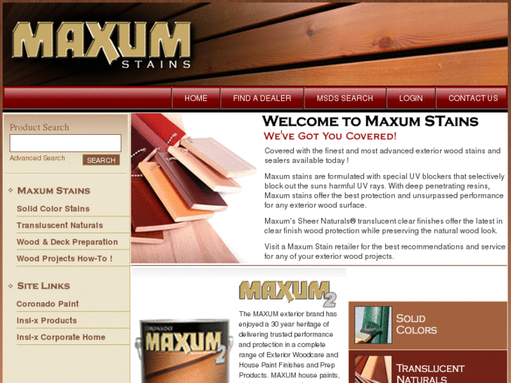 www.maxumstains.com